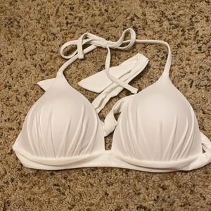 White bathing suit Top